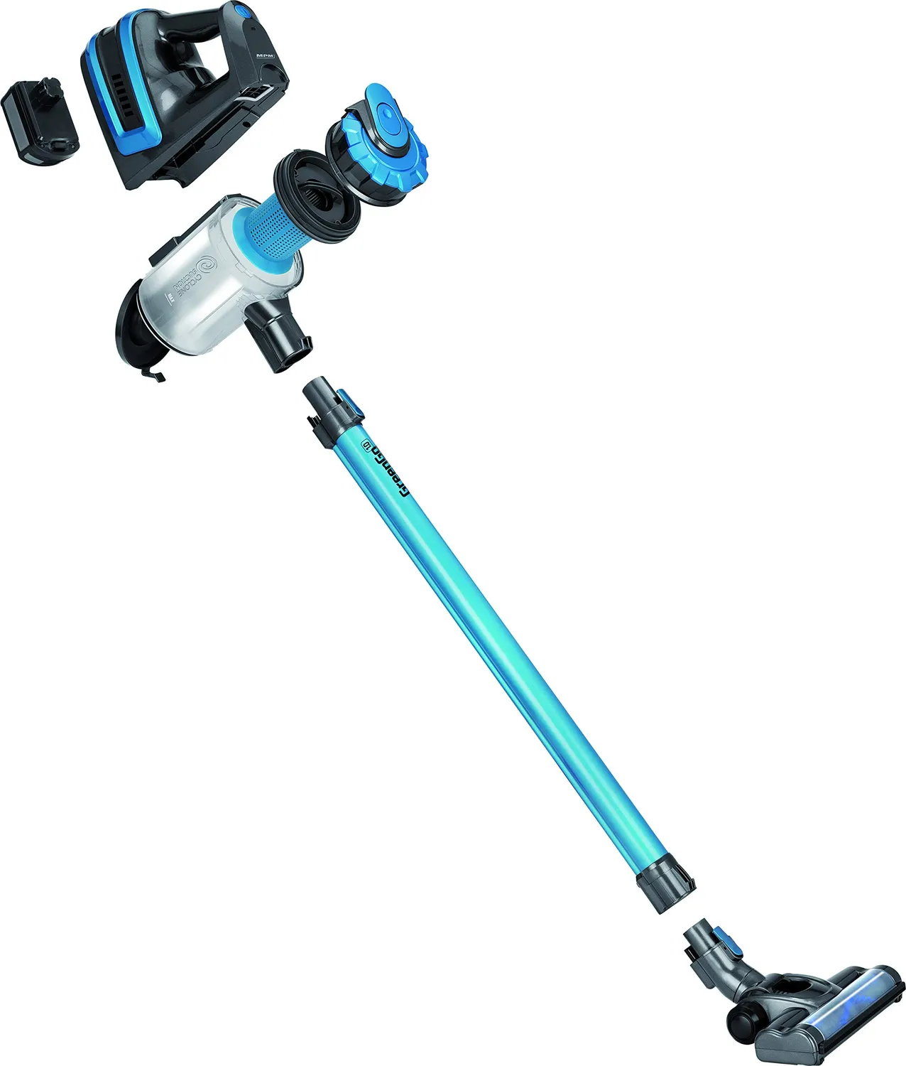 MPM MOD-33 aspirateur balai sans sac noir bleu