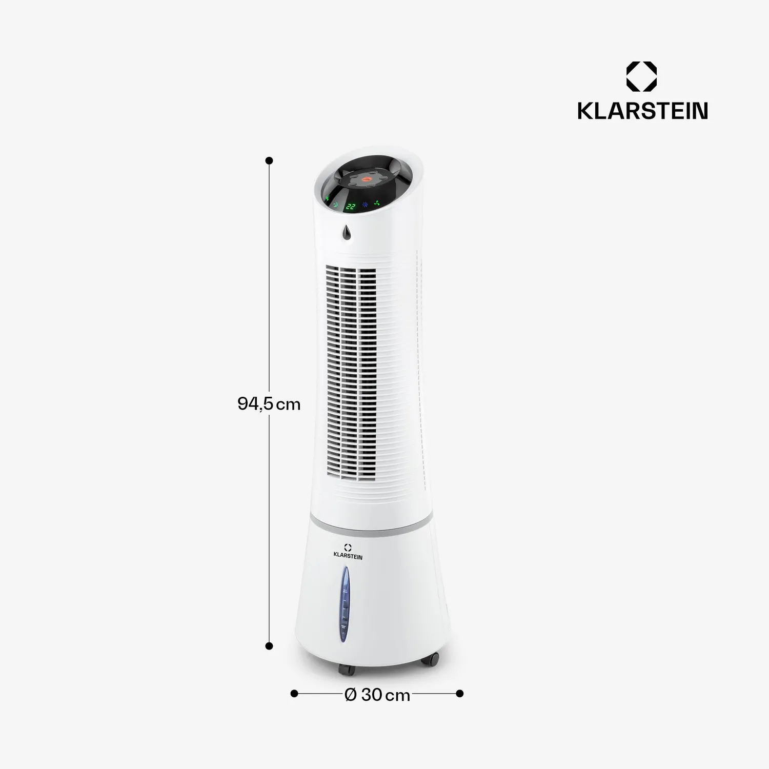 Klarstein Skyscraper Ice Smart Rafraîchisseur 6L Blanc