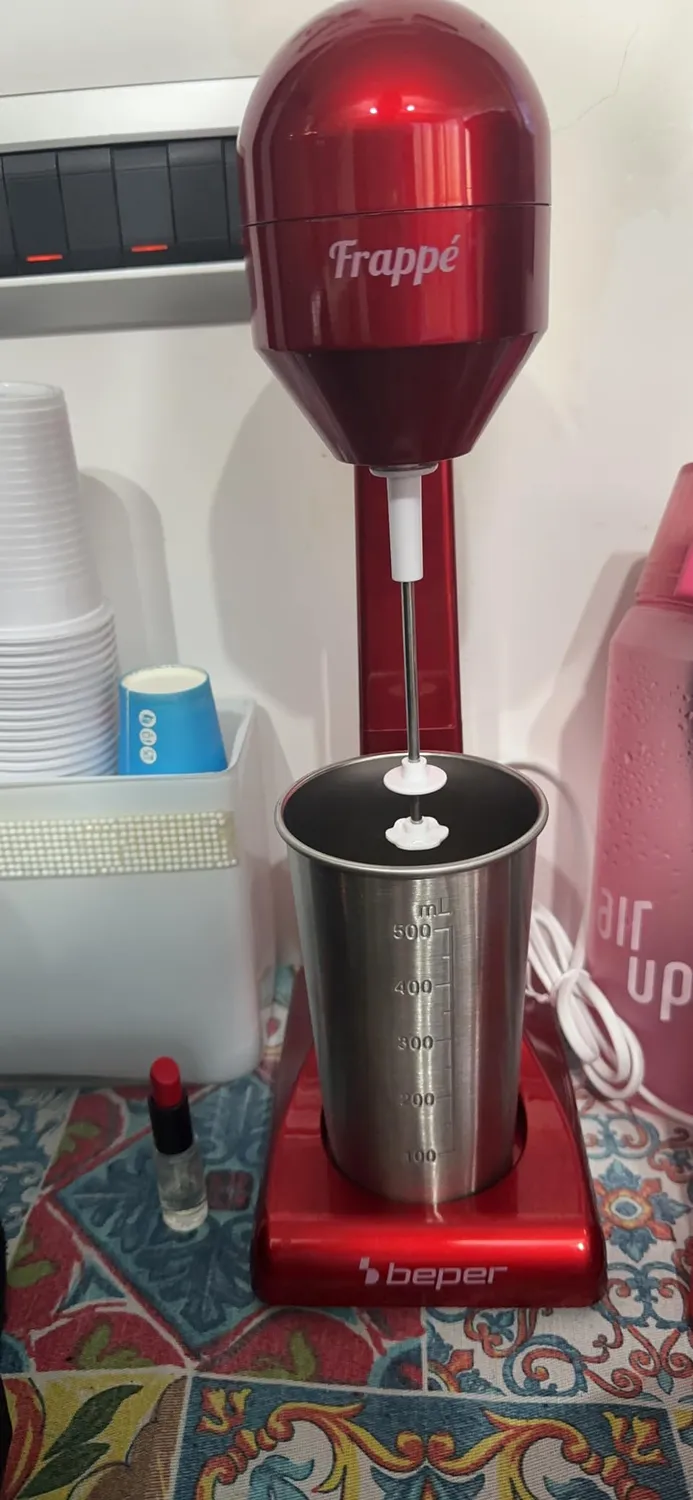 Beper mixeur milkshakes électrique rouge 0,5 L