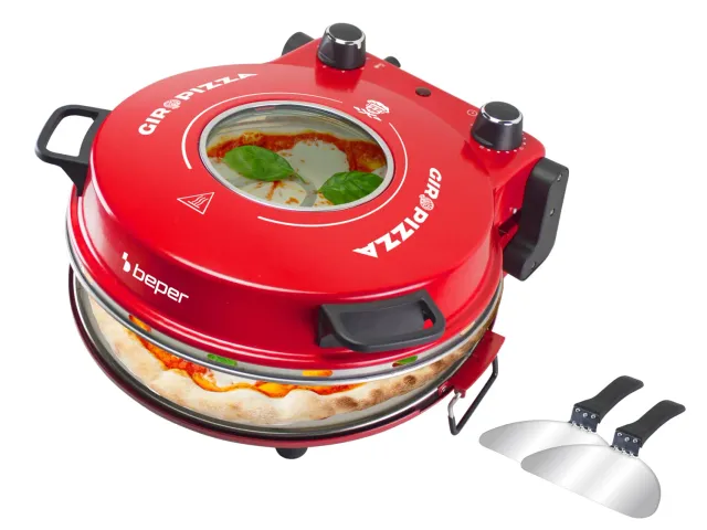 Beper P101CUD301 four à pizza rouge 31 cm 1200W