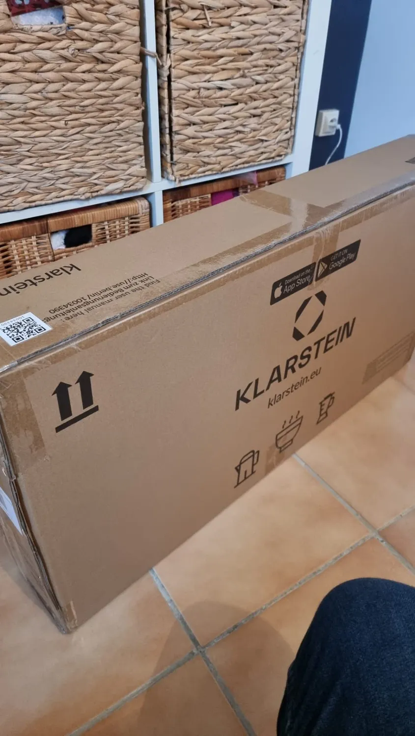 Klarstein radiateur électrique mobile 2000 W blanc WiFi