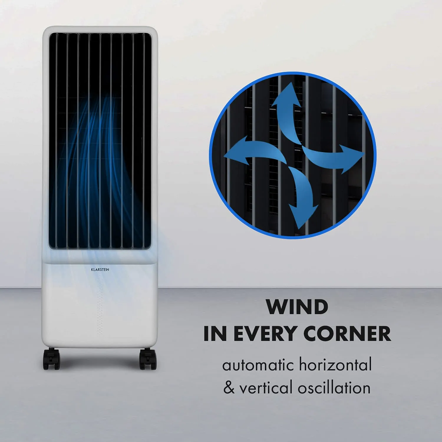 Klarstein Maxflow Smart rafraîchisseur d'air gris 5 L