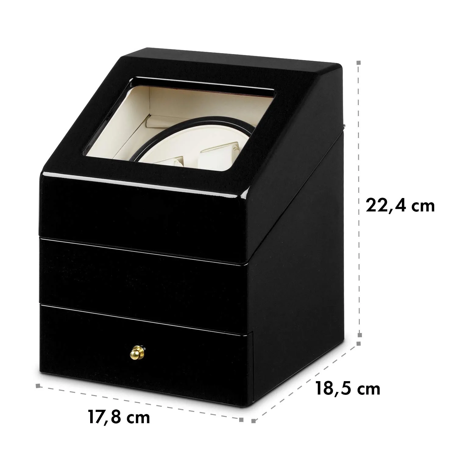 Klarstein Geneva remontoir montre 2 montres automatique noir