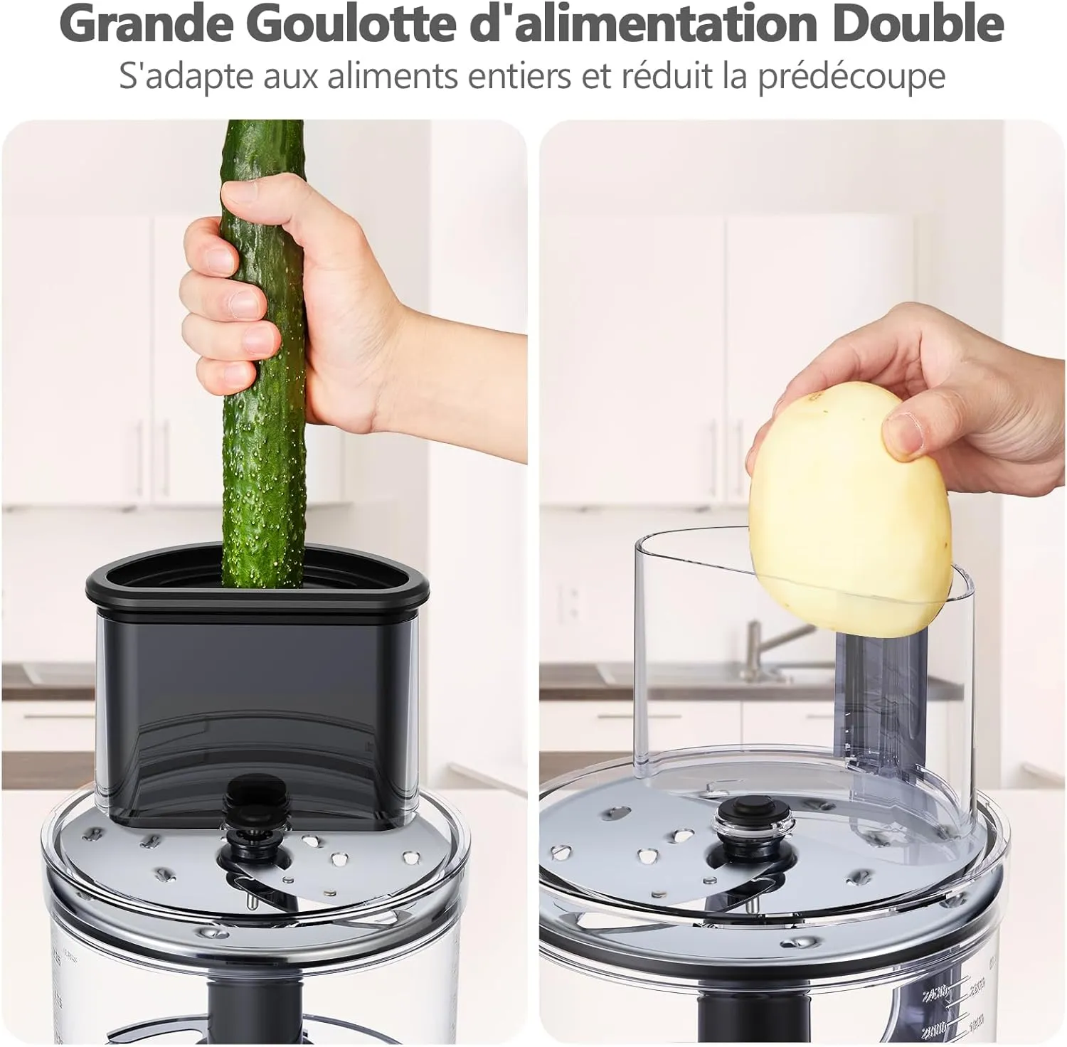 YASHE Robot Cuisine Multifonctions 11 en 1 Bol 2,5 L 1300 W