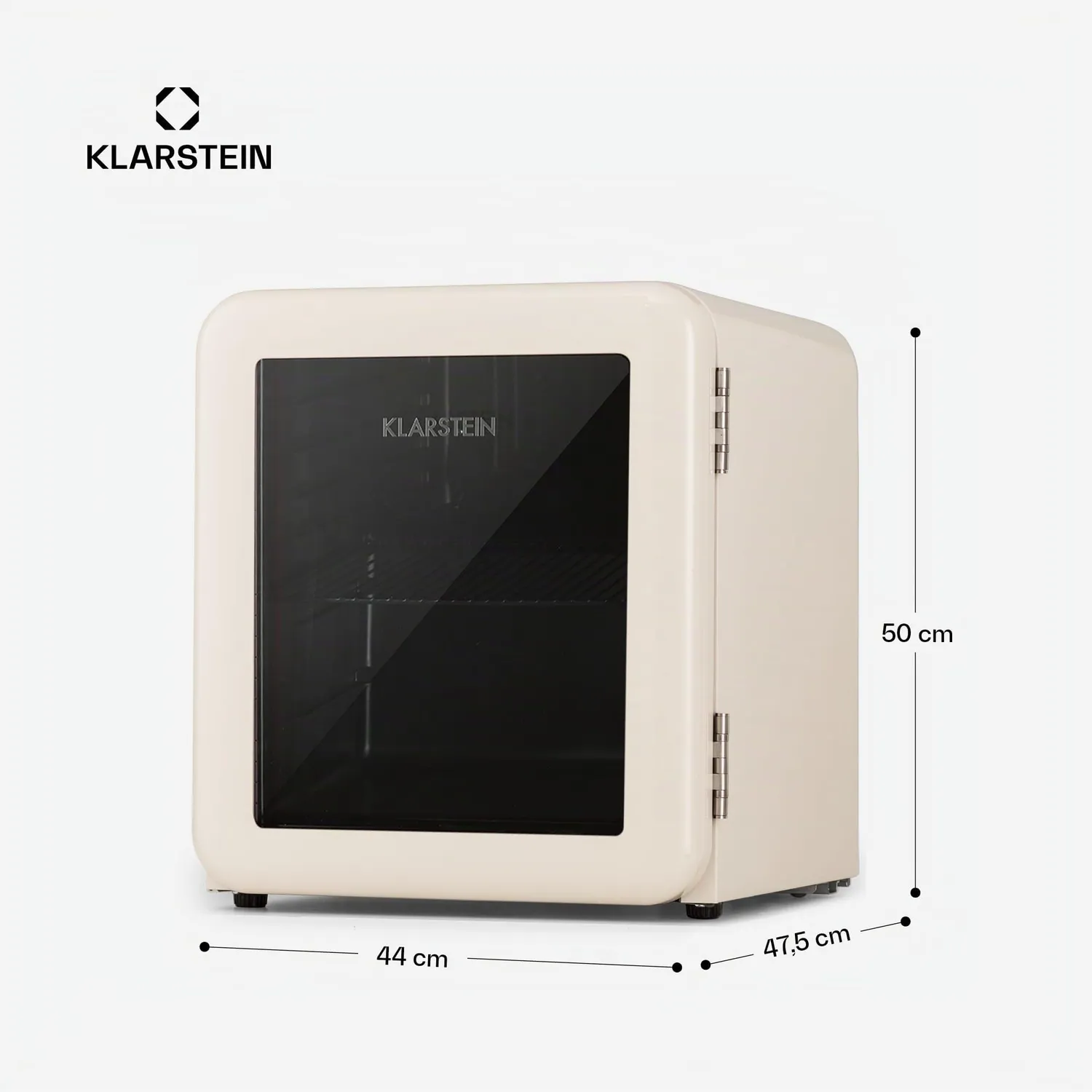Klarstein mini frigo 48 L porte vitrée 0-10°C