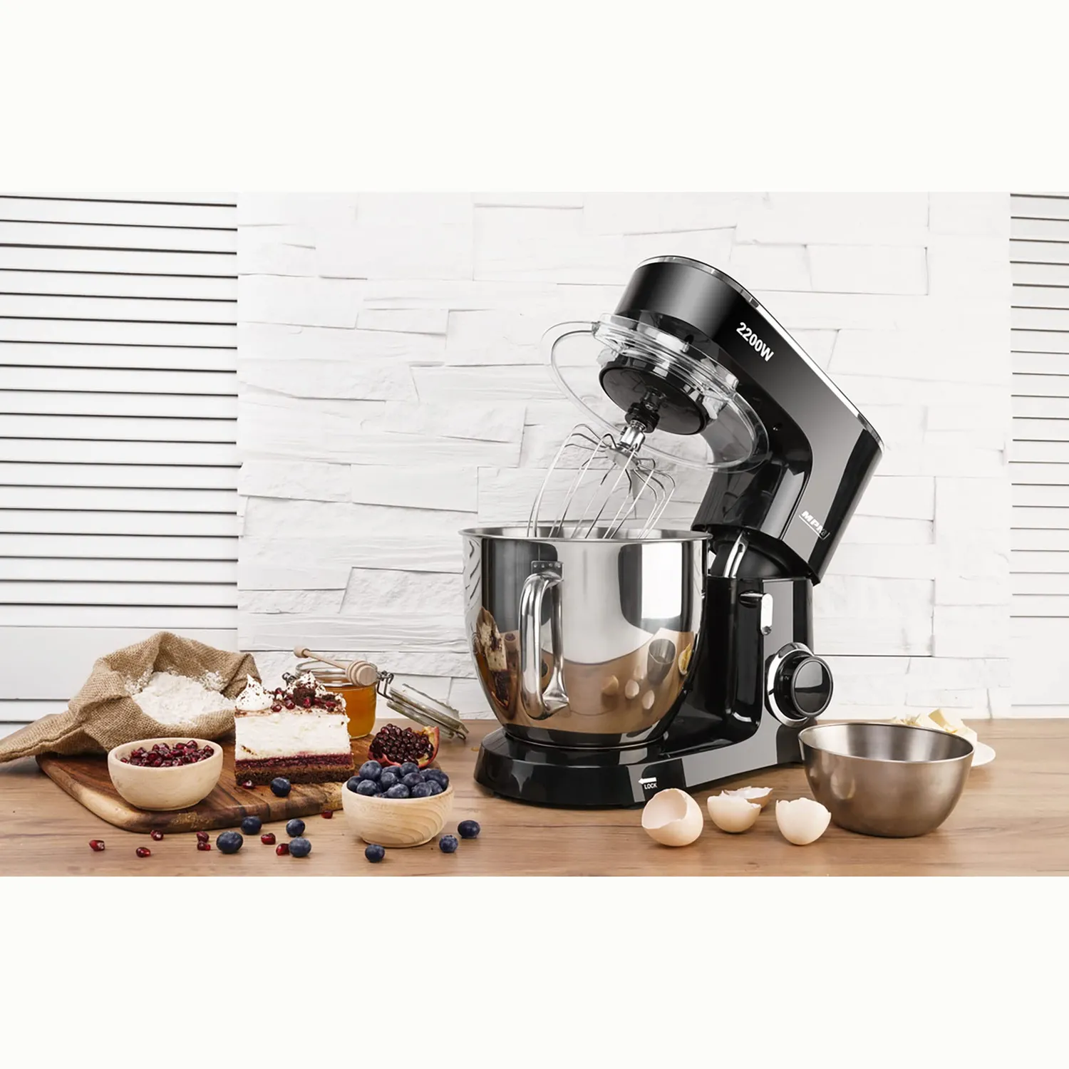 MPM MRK-19B robot pâtissier 6,5 L planétaire