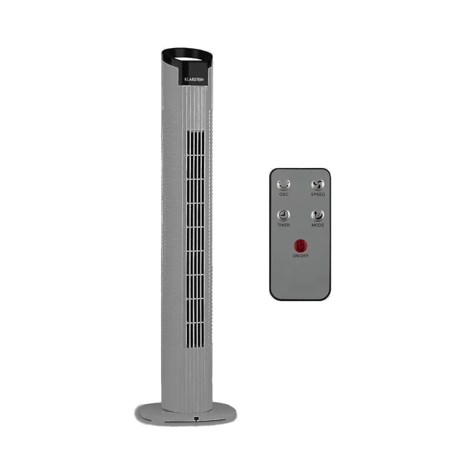 Klarstein Mana Peak ventilateur colonne blanc 50 W