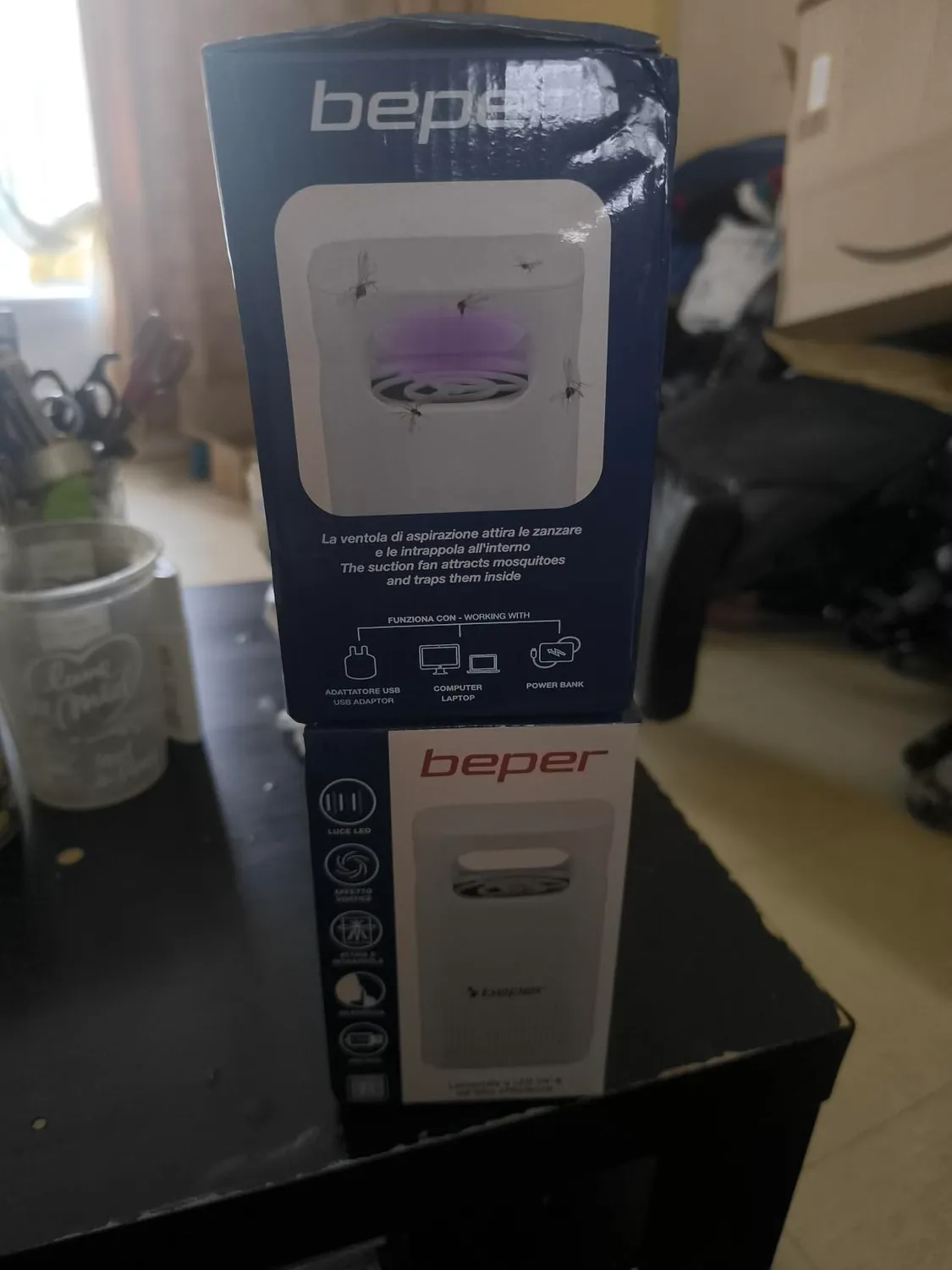 Beper P206ZAN101 lampe anti-moustiques USB silencieuse