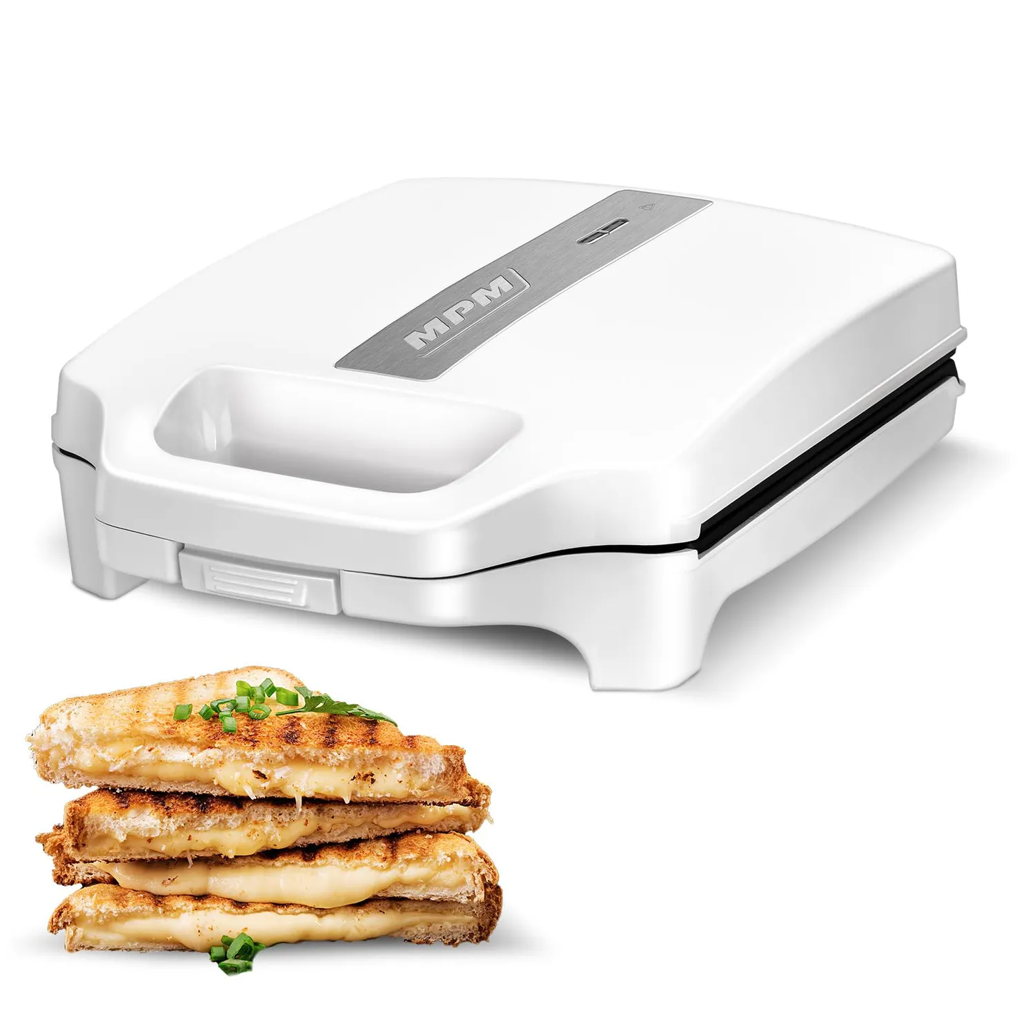 MPM MOP-35 Croque-Monsieur Blanc 1600W 4pcs