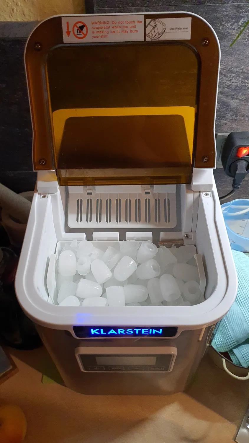 Klarstein Ice Meister ice6 machine à glaçons blanc neige rapide
