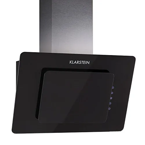 Klarstein Lorea hotte murale noir verre 290 m3/h