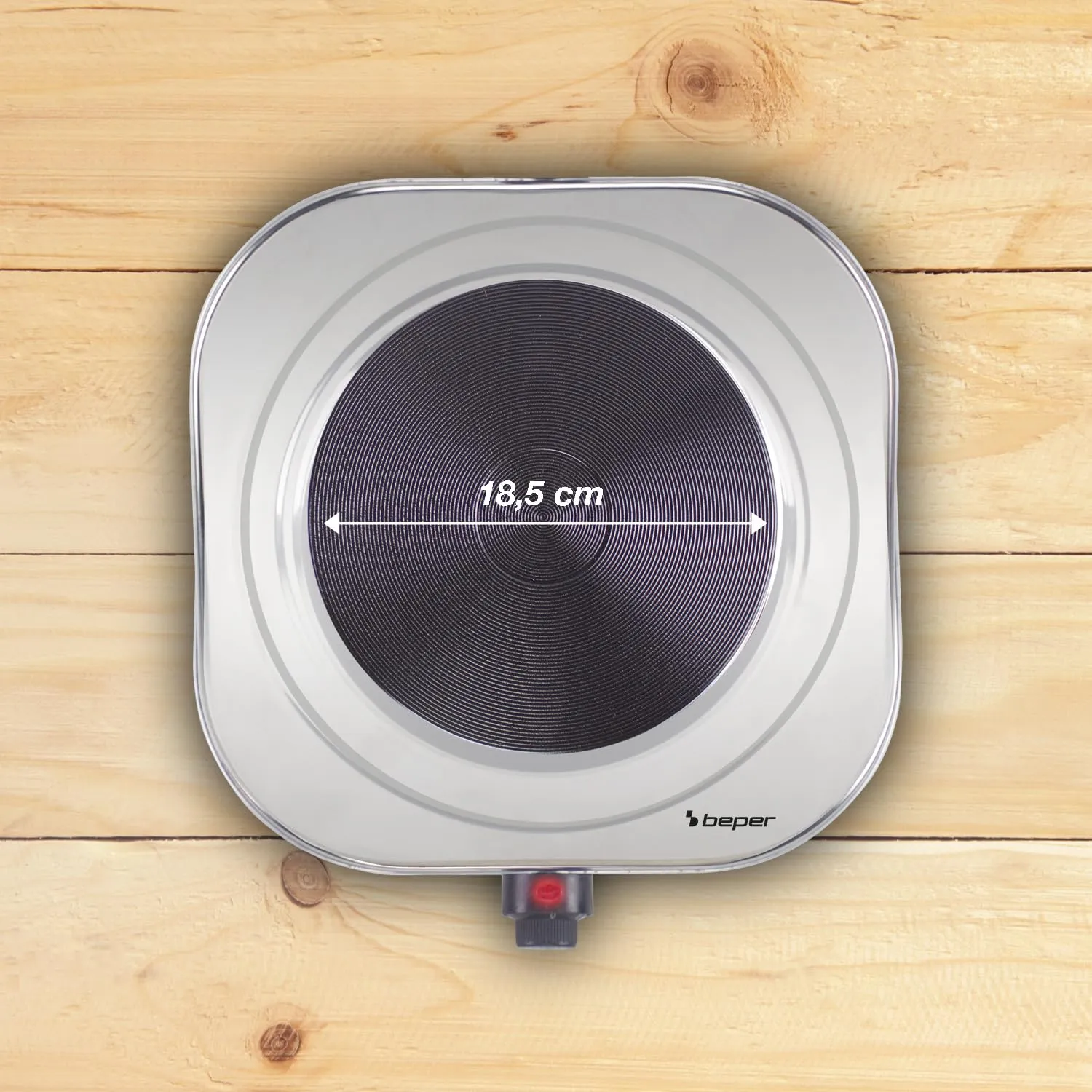 Beper P101PIA100 réchaud électrique fonte 18,5 cm 1500 W