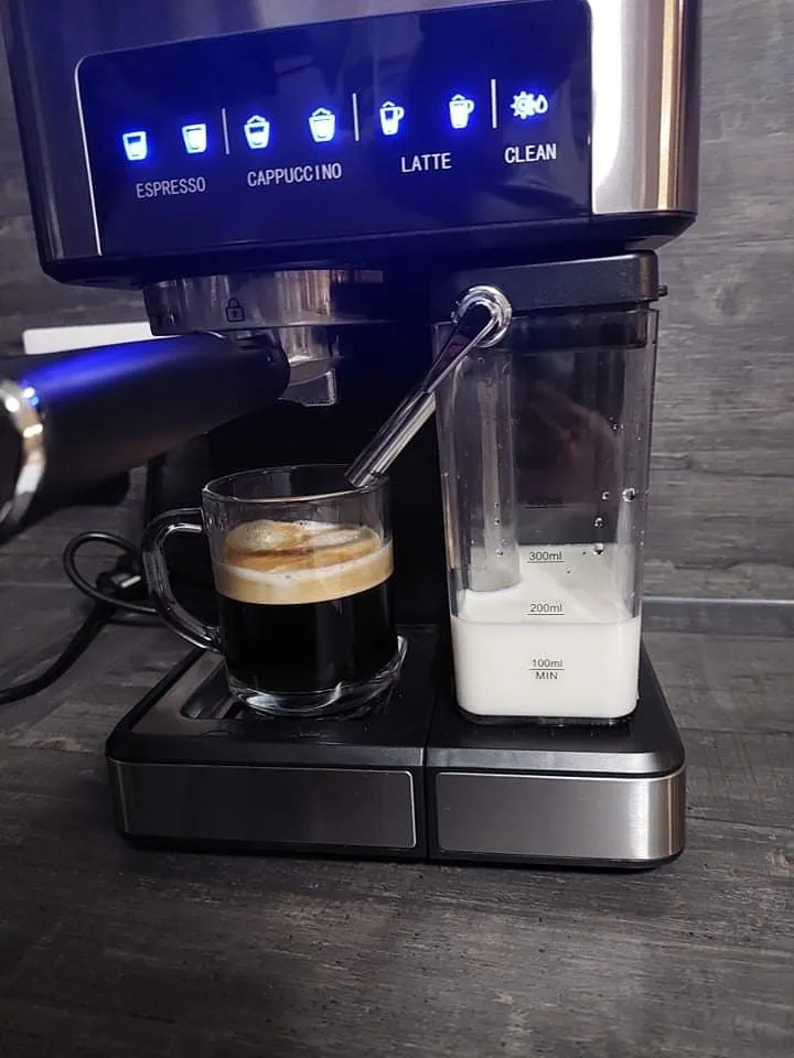 Klarstein machine expresso 15 bars 1,5 L inox 1050 W