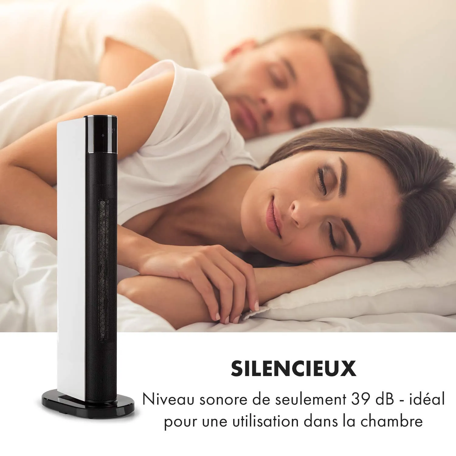 Klarstein Hightower Heat Deluxe radiateur colonne céramique 2200W