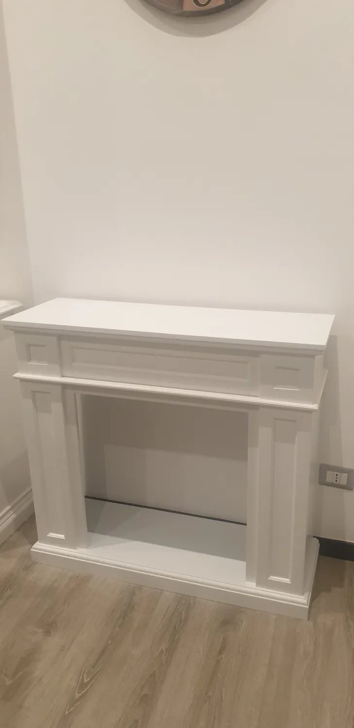 Klarstein Lausanne Frame corps de cheminée blanc MDF