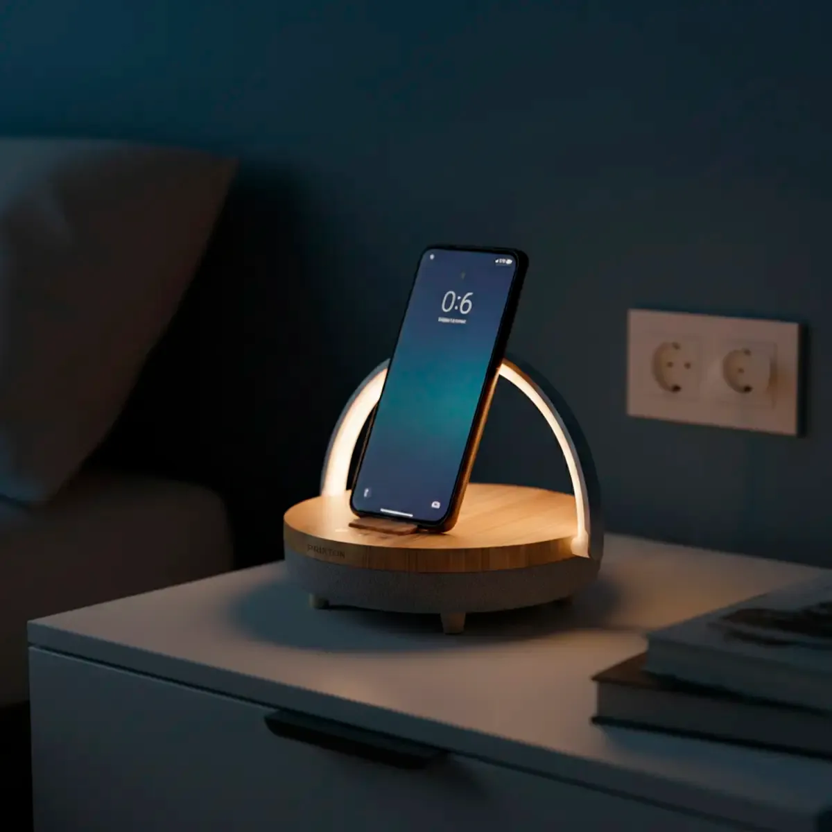Prixton Speaker Light enceinte bois 10 W avec chargeur