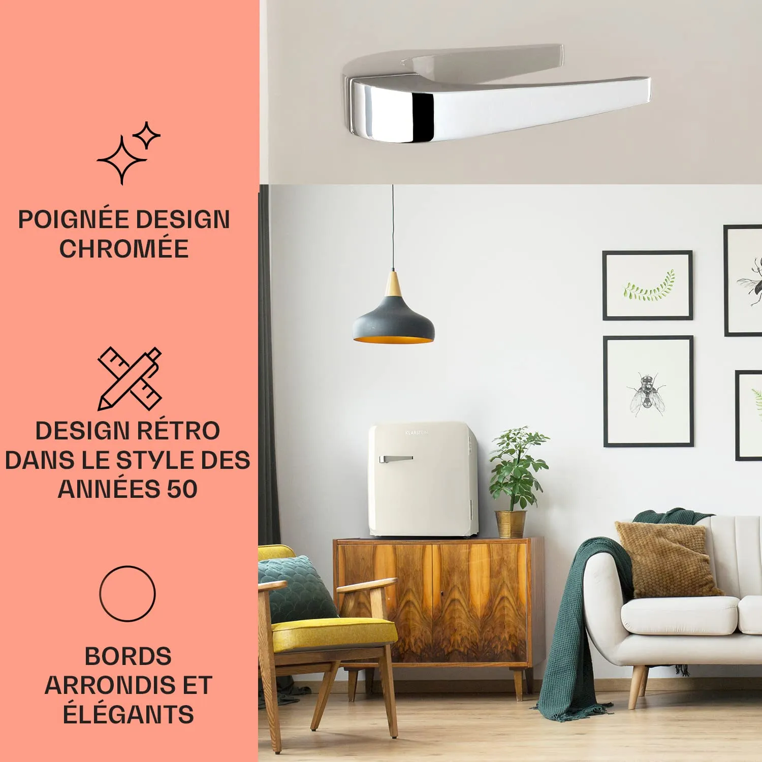 Klarstein Mini Frigo réfrigérateur 32 L avec congélateur