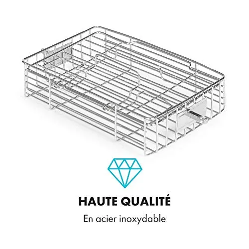 Klarstein AeroVital Cube Chef cage à steak inox