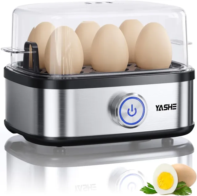 YASHE Cuiseur à Œufs Compact 400W 6 Œufs