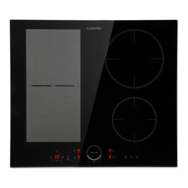 Klarstein plaque induction 4 feux 7000 W 60 cm noire