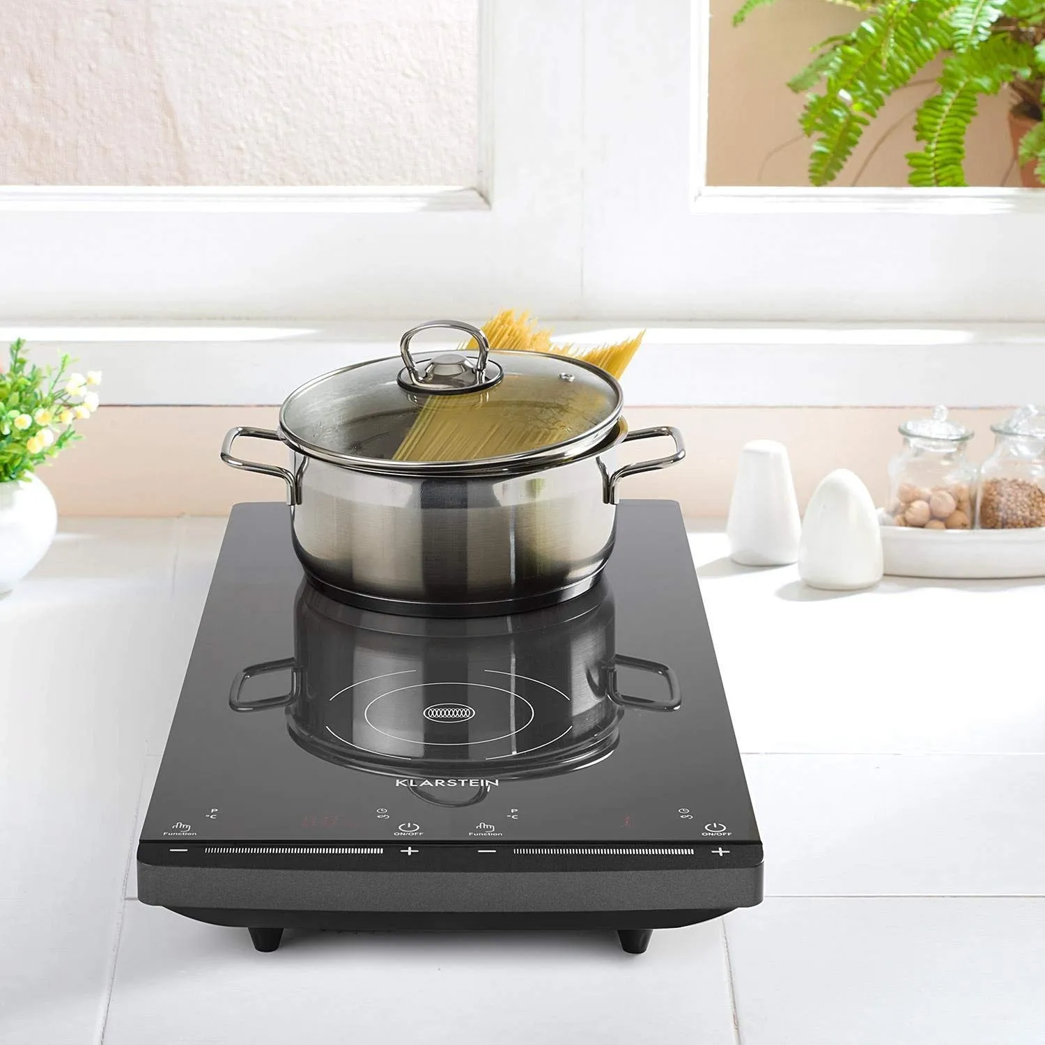 Klarstein VariCook Slim plaque induction 30 cm noir 2900W
