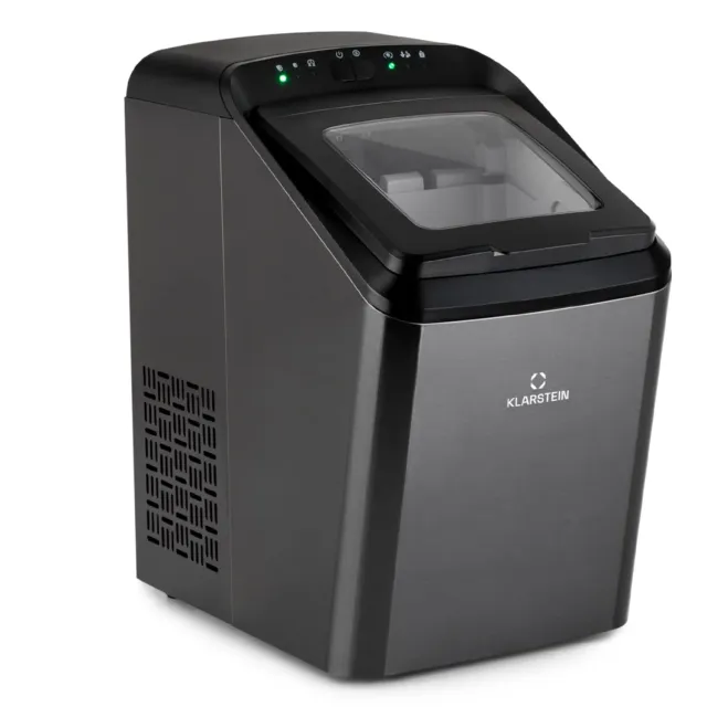 Klarstein Machine à Glaçons 2,9 L 15 kg/jour 2 Tailles Inox