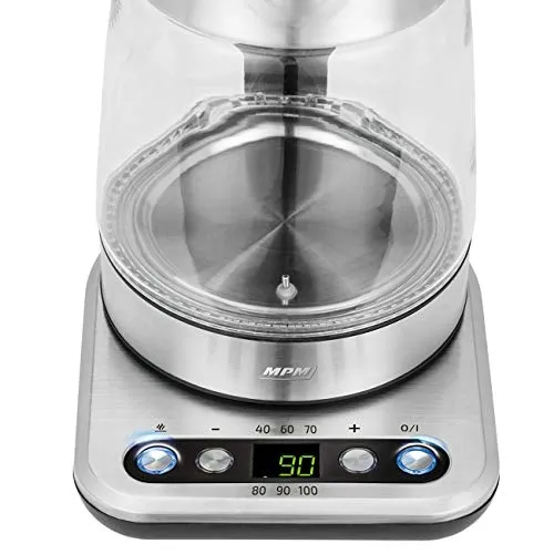 MPM MCZ-97 bouilloire verre 1,7 L température réglable