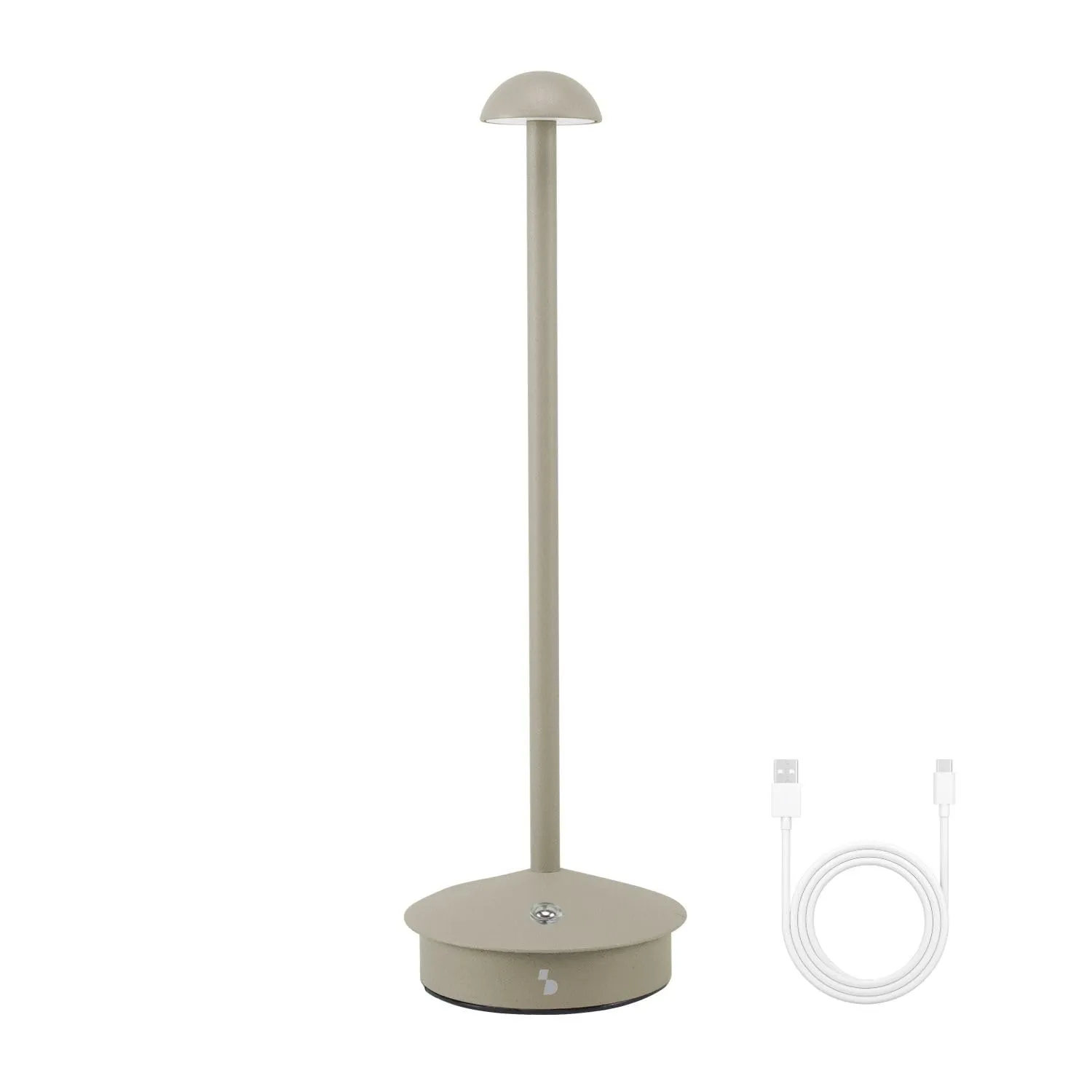 Beper P207ILI152 lampe de table gris tourterelle