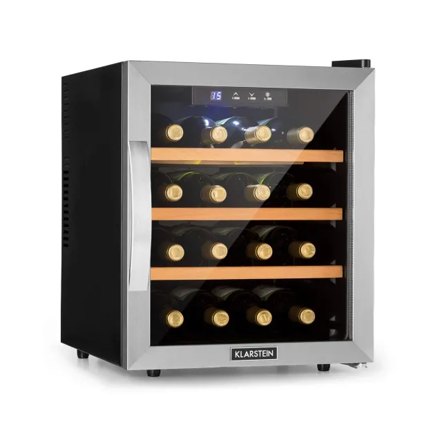 Klarstein Reserva 16 cave à vin 48L argent 16 btl