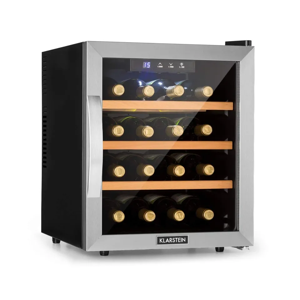 Klarstein Reserva 16 cave à vin 48L argent 16 btl