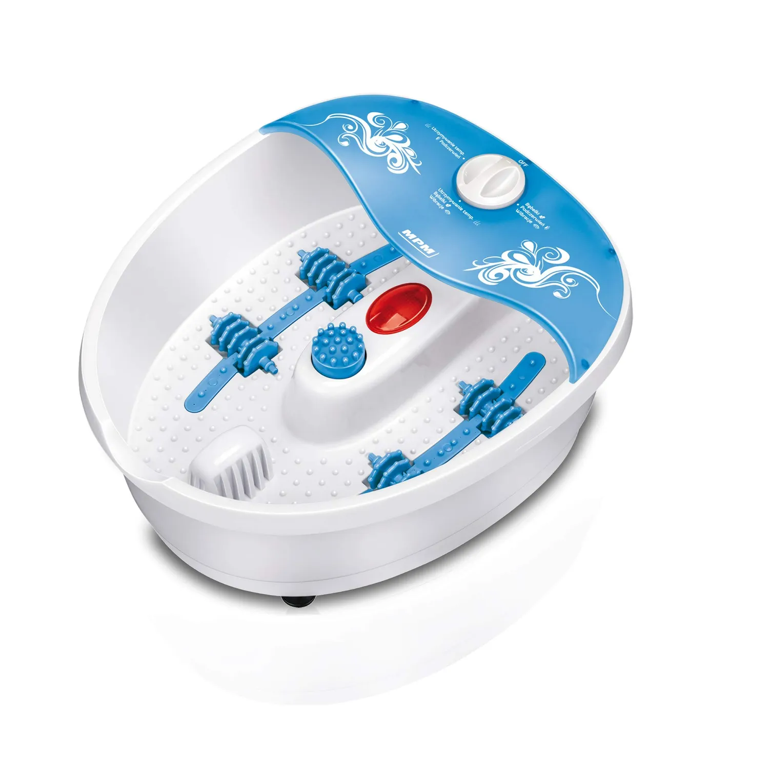 MPM MMS-01 masseur de pieds bleu blanc électrique