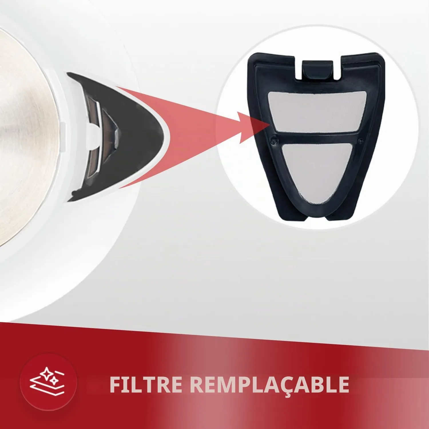 MPM Bouilloire Électrique MCZ-85 1,7L 2200W Blanc