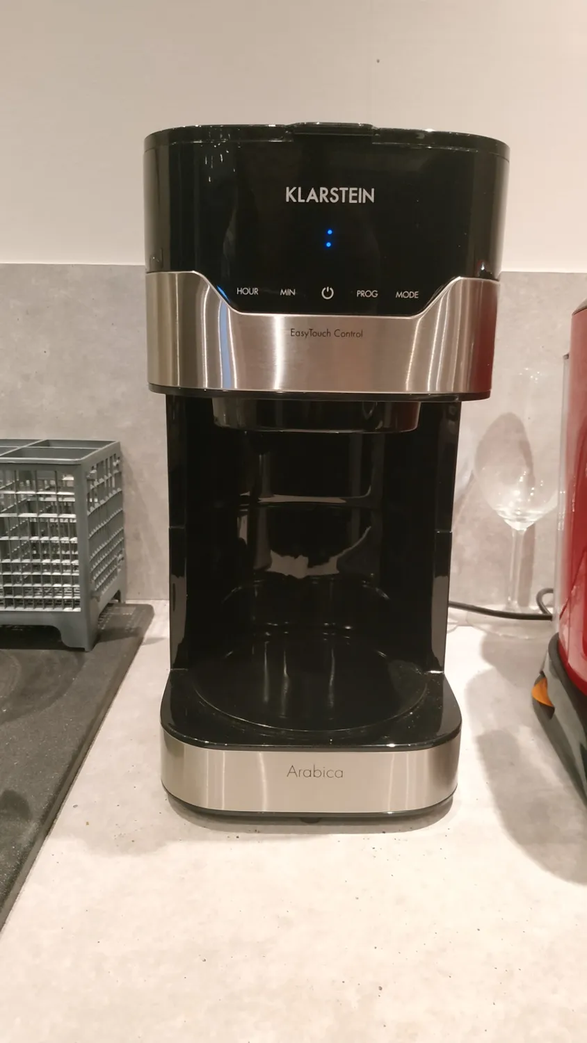 Klarstein cafetière filtre 1,2 L argent 800 W programmable