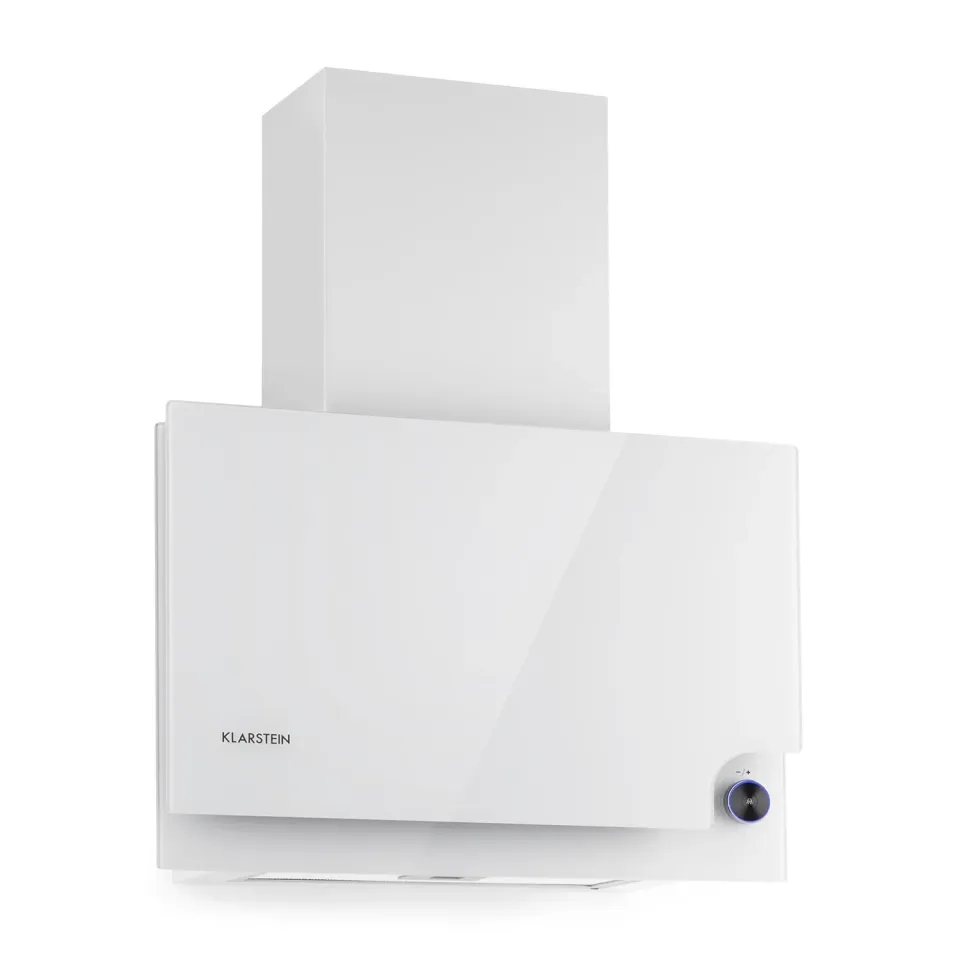 Klarstein Amelia hotte inclinée 60 cm blanc 586 m3/h