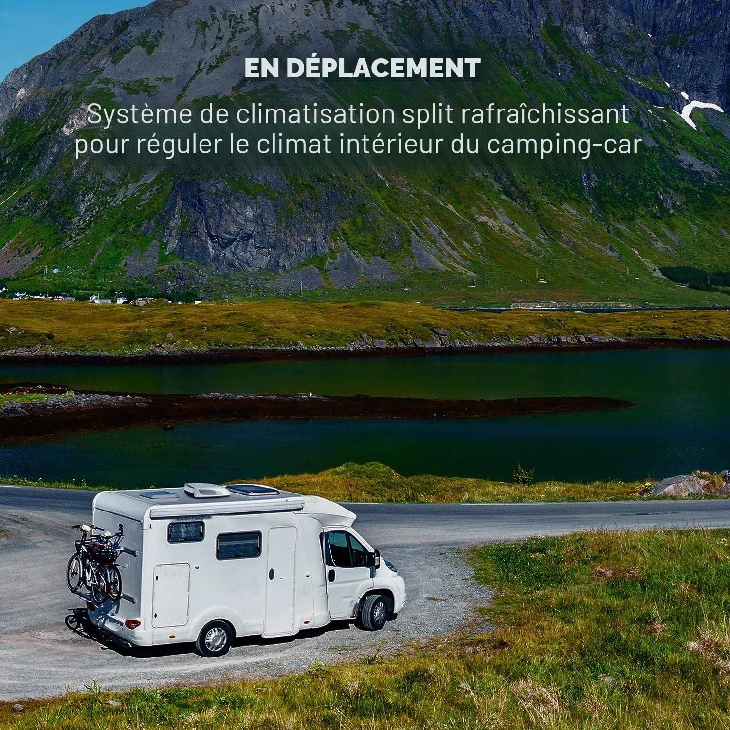 Klarstein Klimamobil clim split caravane blanc mat