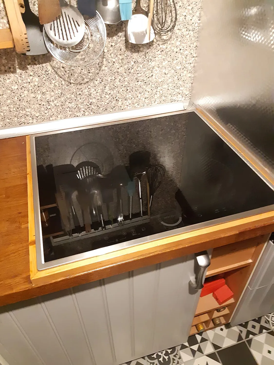 Klarstein plaque induction 4 feux 7000 W 60 cm noire