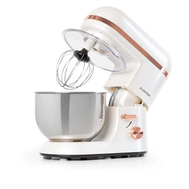 Klarstein robot pâtissier 1300 W bol 5 L blanc pur