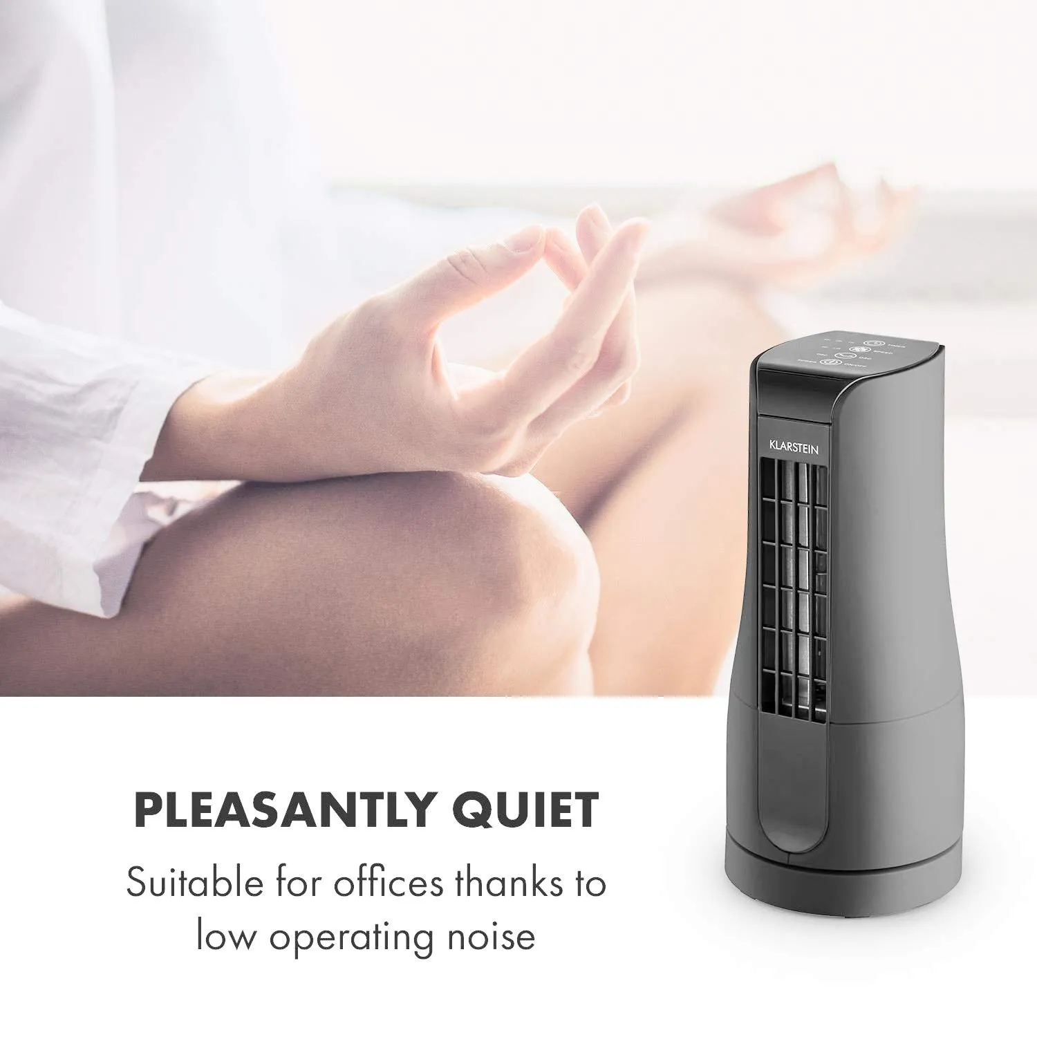 Klarstein Skyscraper Office ventilateur colonne anthracite 16W