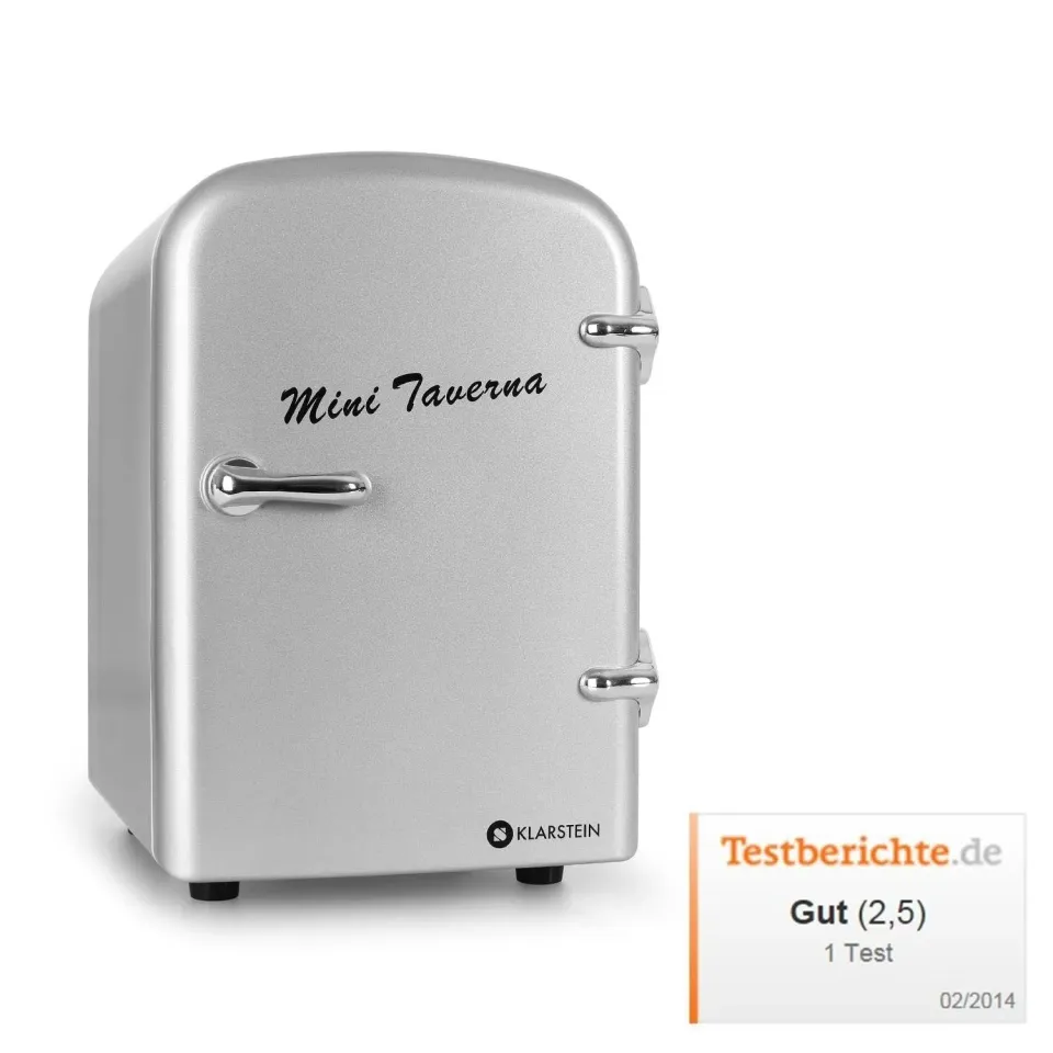 Klarstein Mini Taverna mini réfrigérateur 4 L argent