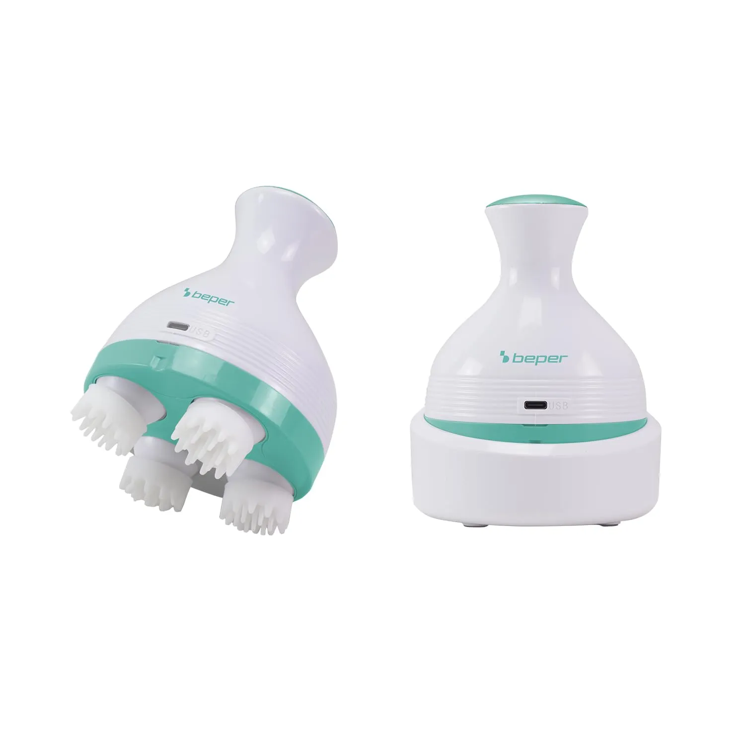 Beper P302MAS150 masseur tête et corps 4 têtes silicone