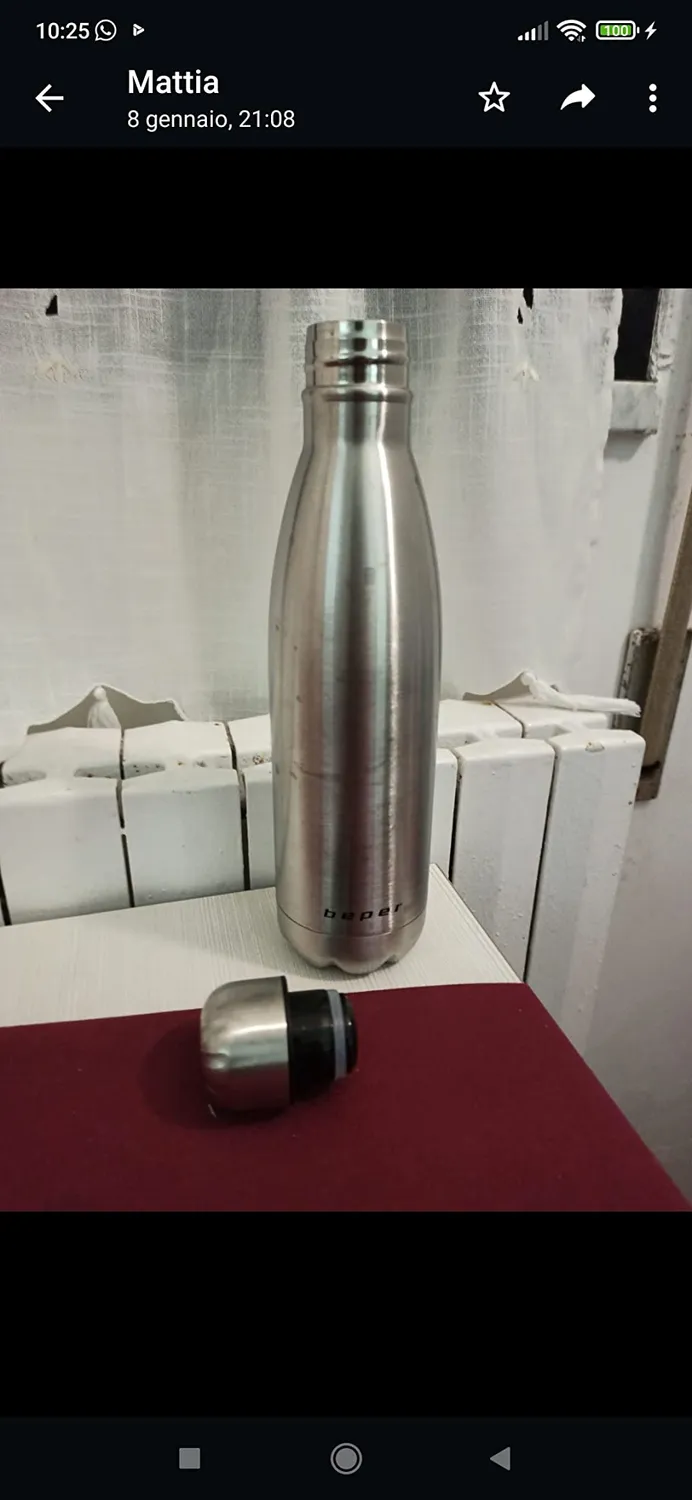Beper BI.505 bouteille isotherme 500 ml inox