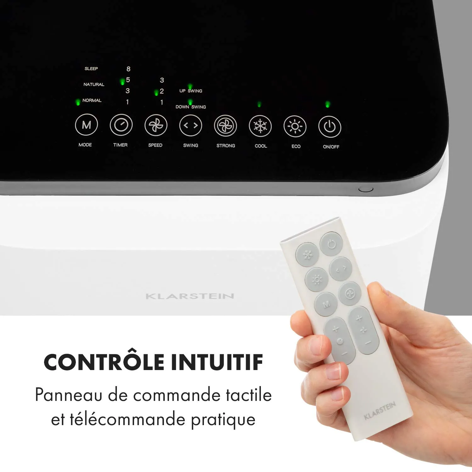 Klarstein Rafraîchisseur d'Air 4 en 1 105 W 4 L Ioniseur