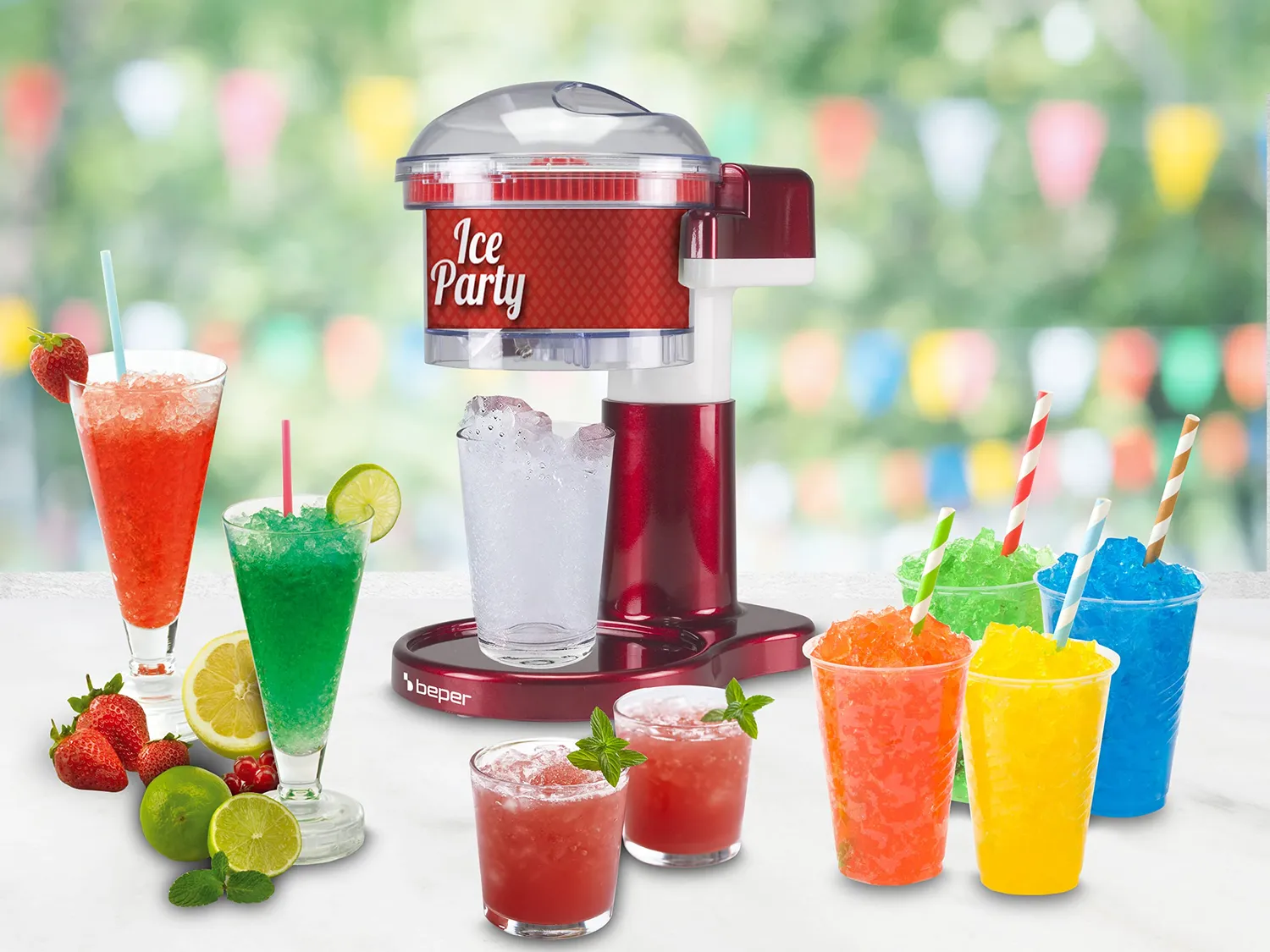 Beper P102GEL100 broyeur à glace électrique lames inox