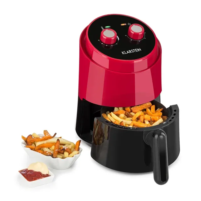 Klarstein Well Air Fry friteuse sans huile 1,5 L rouge 1230 W