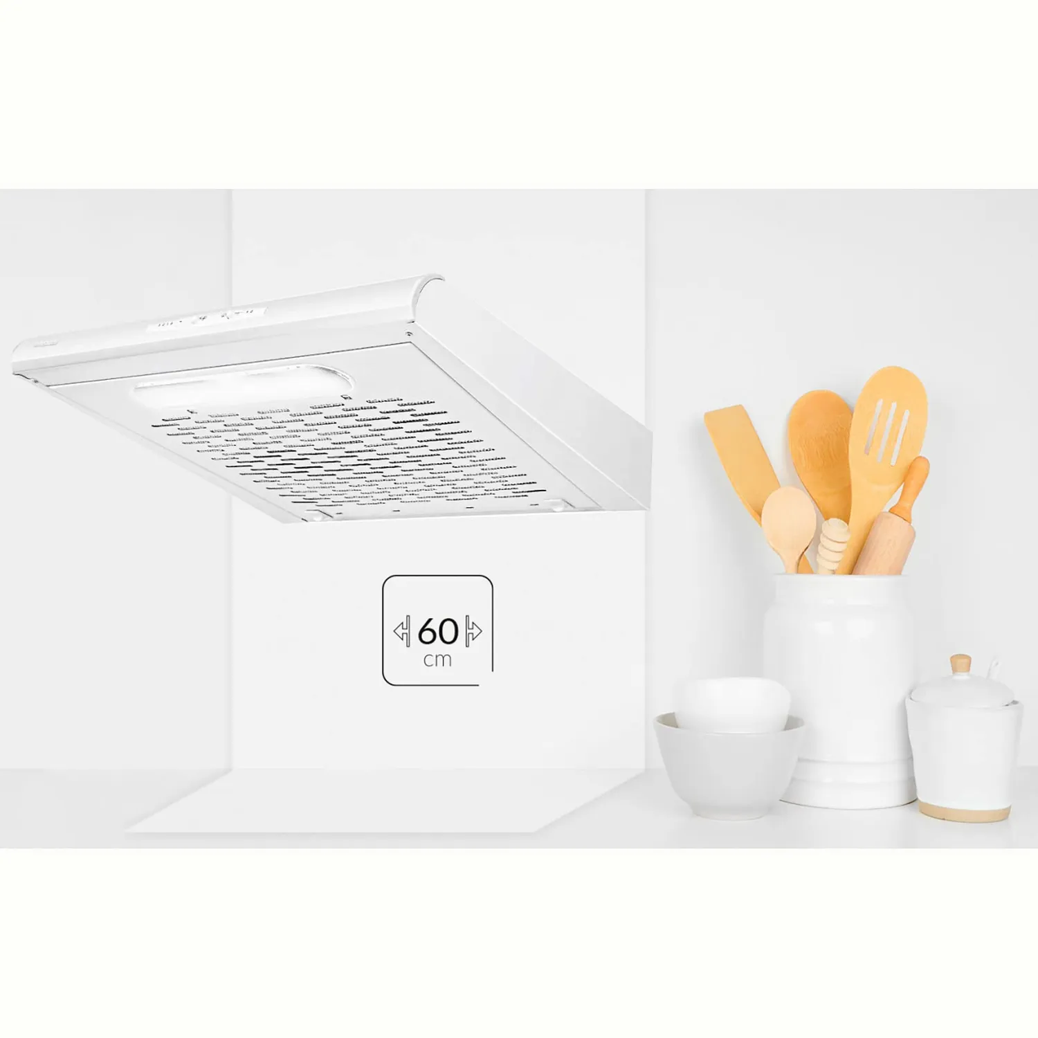 MPM-61-PX-70 hotte sous meuble 60 cm blanche 175 m3/h