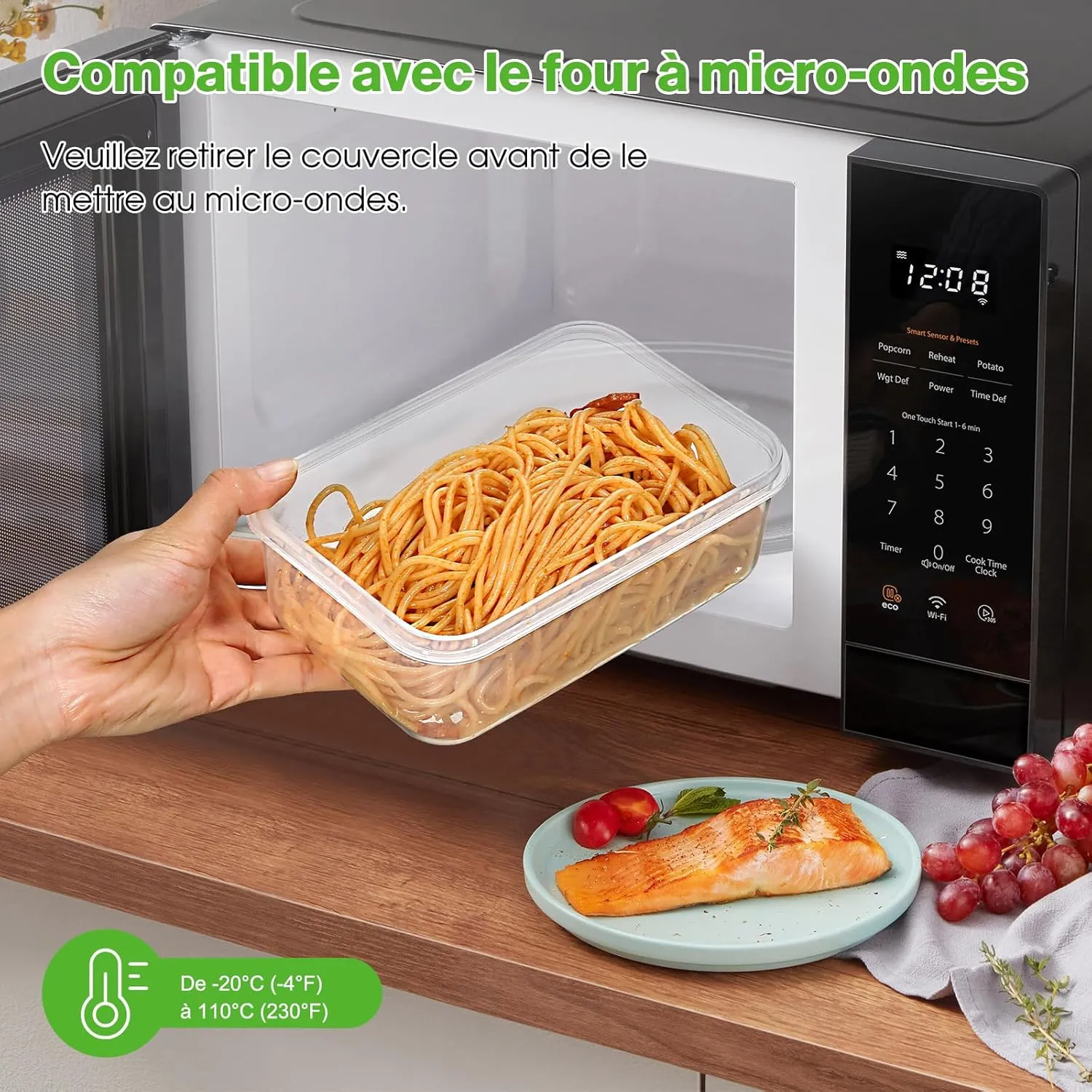 YASHE 28 pièces boîte conservation alimentaire hermétique