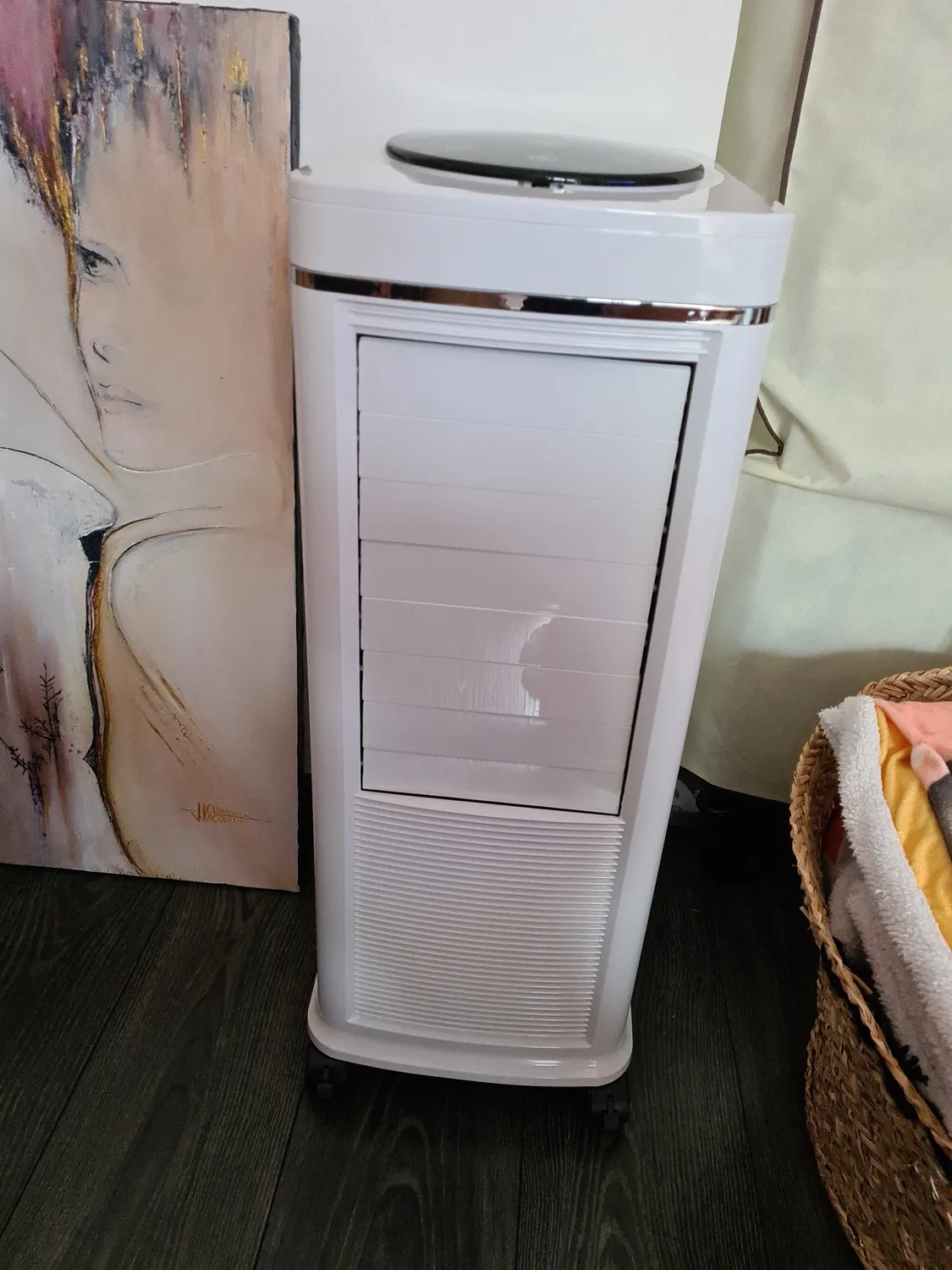 Klarstein Windspiel rafraîchisseur d'air blanc 100 W 8 L