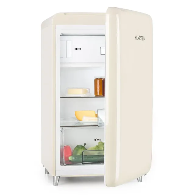 Klarstein Pop Art mini frigo 108 L crème