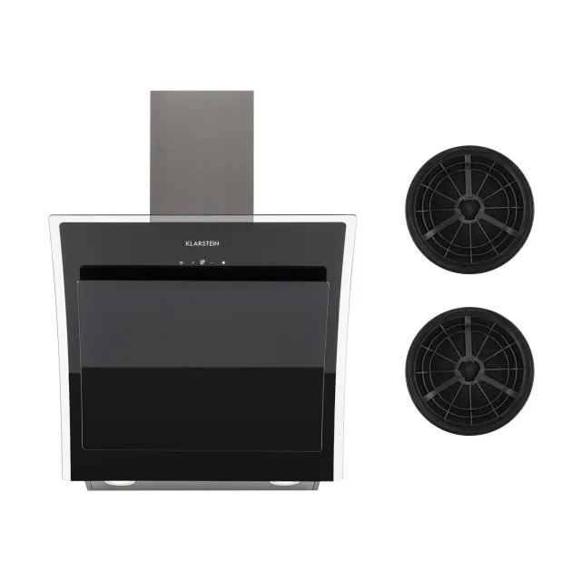 Klarstein Sabia hotte aspirante 60 cm noire 600 m³/h