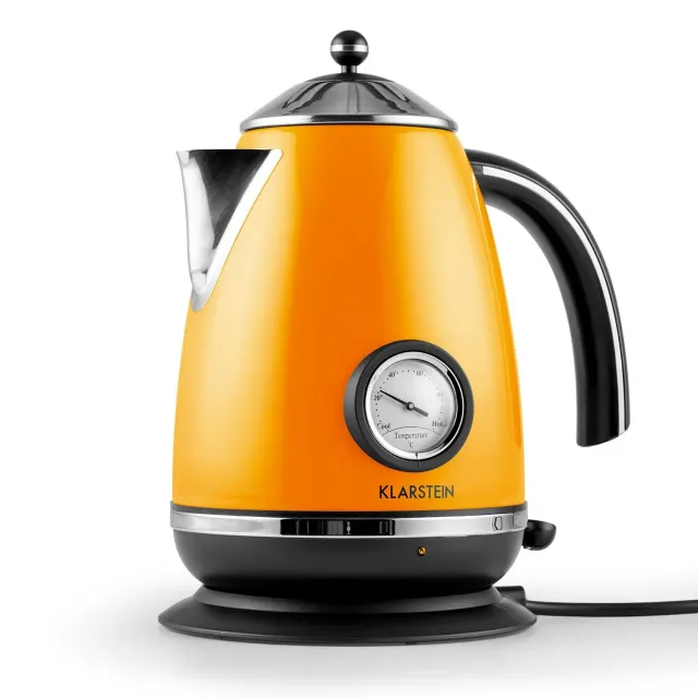 Klarstein Aquavita Chalet bouilloire électrique 1,7 L orange